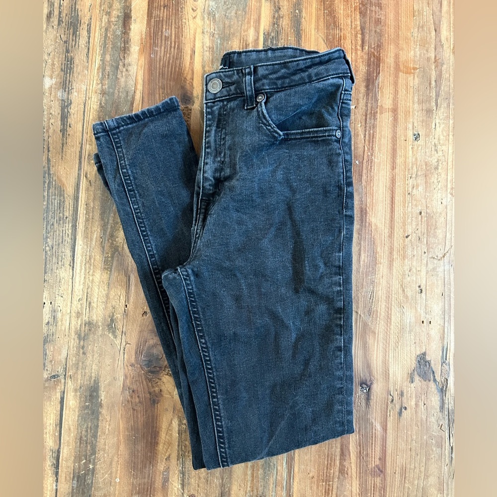 Frank & Oak Debbie Skinny High Rise Black Jean